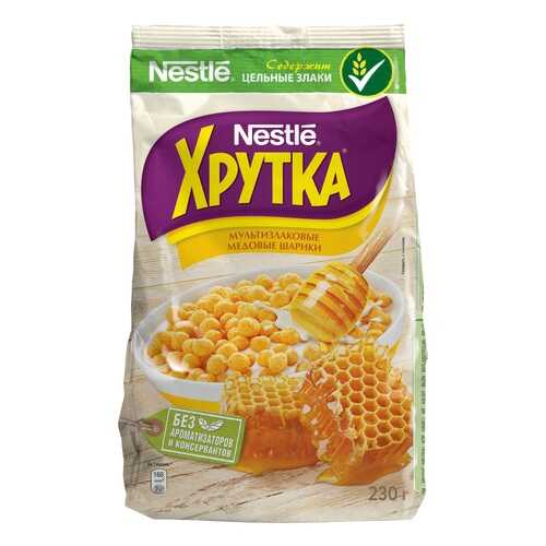 Готовые завтраки Nestle медовые шарики хрутка 230 г в Дикси