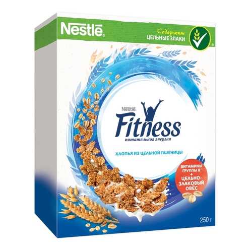 Хлопья Nestle Fitness из цельной пшеницы 250 г в Дикси