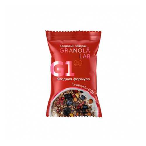 Завтрак готовый гранола Ягодная формула Granola.Lab 60 г в Дикси