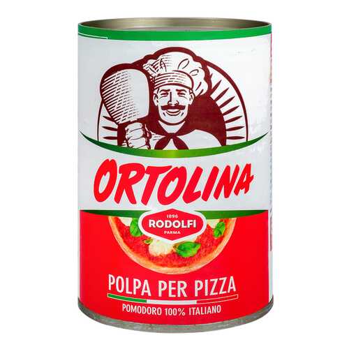 Томаты Rodolfi Polpa per pizza 2*400 г в Дикси