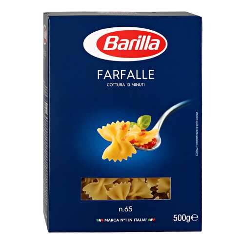 Макароны Barilla фарфалле n65 450/500 г в Дикси