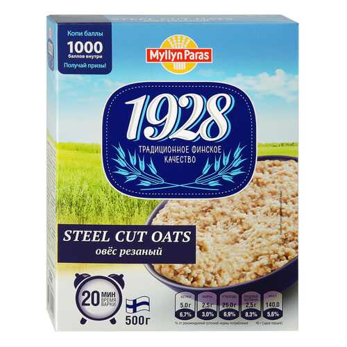 Овес Myllyn Paras Steel Cut Oats резаный 500г в Дикси