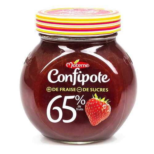 Варенье Confipote из клубники 65% фруктов, MATERNE, 350 г, Франция в Дикси