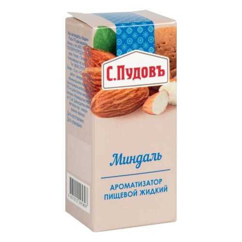 Ароматизатор С.Пудовъ пищевой миндаль жидкий 10 мл в Дикси