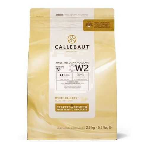 Шоколад белый Callebaut (CW2-RT-U71) 2.5 кг в Дикси