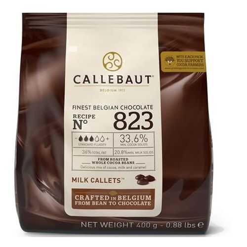 Шоколад молочный Callebaut 33.6% какао 0.4 кг в Дикси