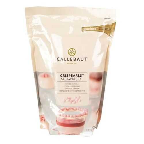 Шоколадные драже Callebaut Crispearls Strawberry из клубничного шоколада 800 г в Дикси