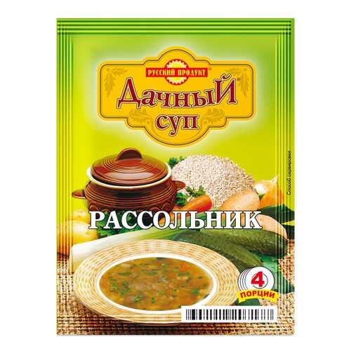 Суп дачный Русский Продукт рассольник варочный 65 г в Дикси