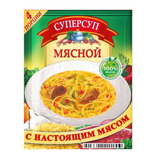 Суперсуп мясной 70 г в Дикси