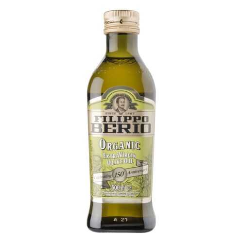 Масло оливковое нерафинированное Filippo Berio extra virgin organic 0.5 л в Дикси