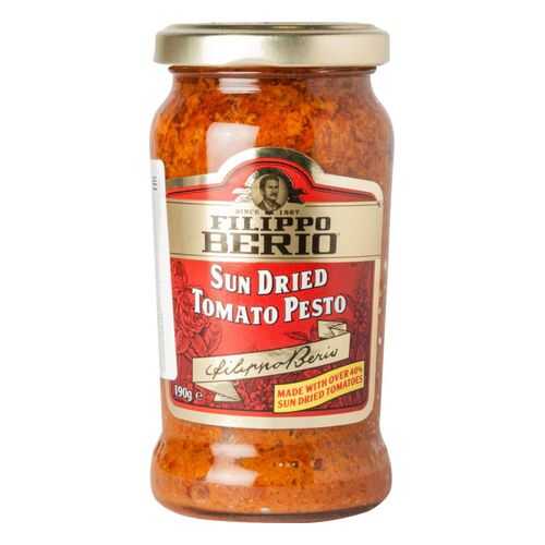 Соус Filippo Berio sun dried tomato pesto с сушеными томатами 190 г в Дикси