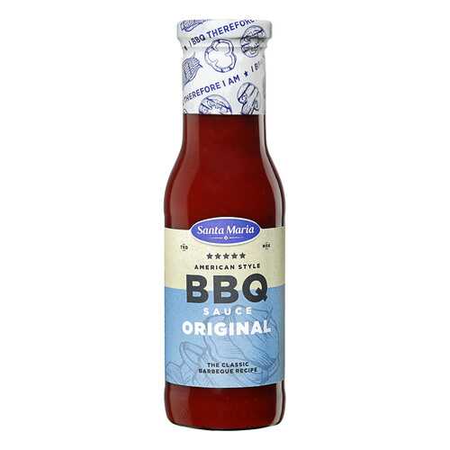 Соус Santa Maria BBQ оригинальный для гриля и шашлыка 355г Нидерланды в Дикси