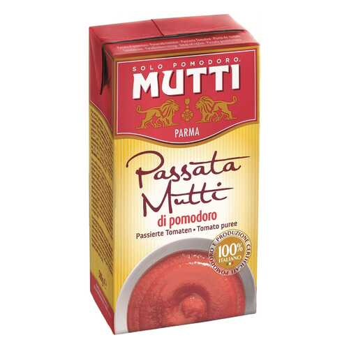 Томаты Mutti Passata протертые 500 г в Дикси