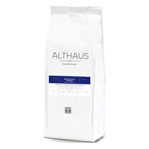 Чай Althaus Mountain Herbs, черный листовой с добавками, 250 гр в Дикси