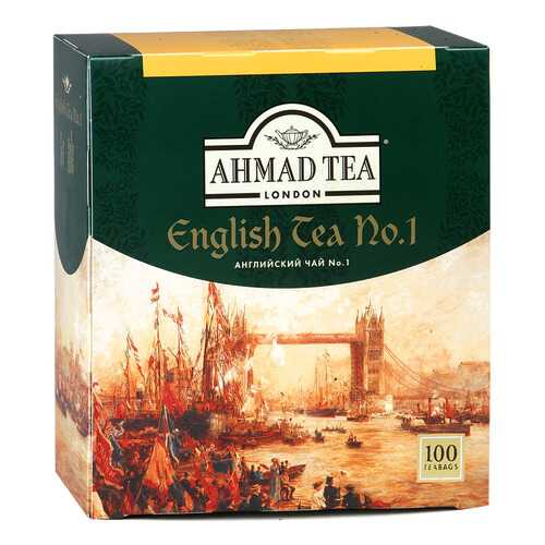 Чай черный Ahmad Tea english №1 100 пакетиков в Дикси