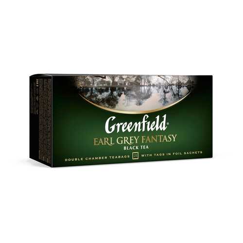 Чай черный Greenfield Earl Grey Fantasy 25 пакетиков в Дикси