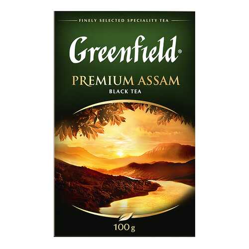 Чай черный листовой Greenfield Premium Assam 100 г в Дикси