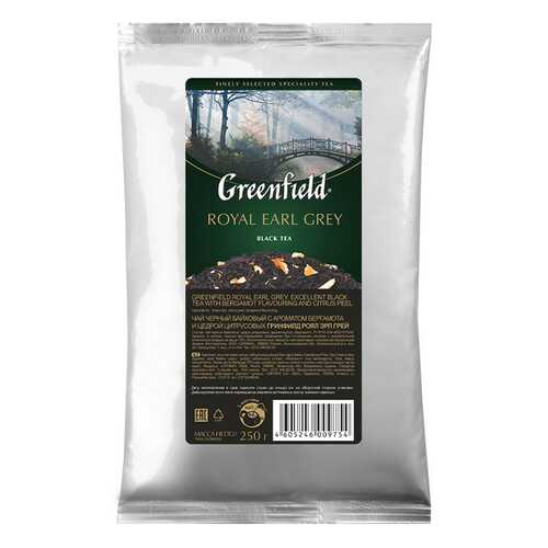 Чай черный листовой Greenfield Royal Earl Grey 250 г в Дикси