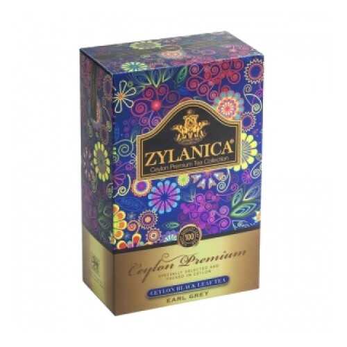 Чай черный листовой Zylanica ceylon premium collection бергамот FBOP 100 г в Дикси