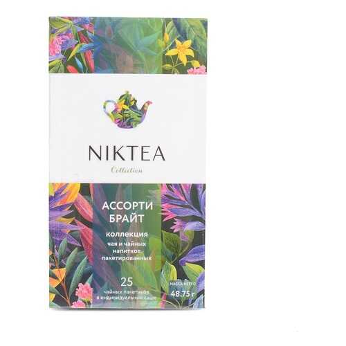 Чай черный Niktea Assorti Bright Ассорти 25 х 2 г к/к Россия в Дикси