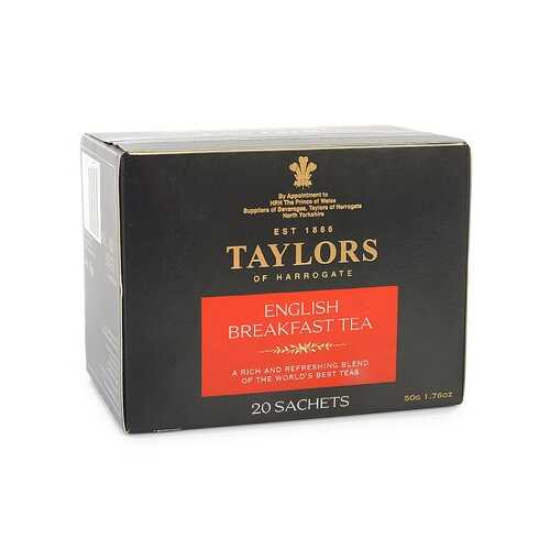 Чай черный Taylors of Harrogate Английский завтрак 20*2.5 г в Дикси