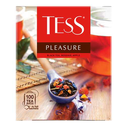 Чай черный Tess Pleasure 100 пакетиков в Дикси