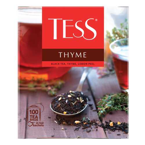 Чай черный Tess Thyme 100 пакетиков в Дикси