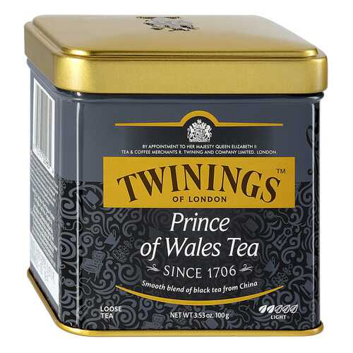 Чай черный Twinings принц уэльский байховый среднелистовой 100 г в Дикси