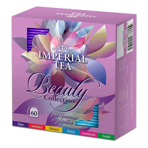 Чай Imperial Tea Beauty collection ассорти 60 пакетиков в Дикси