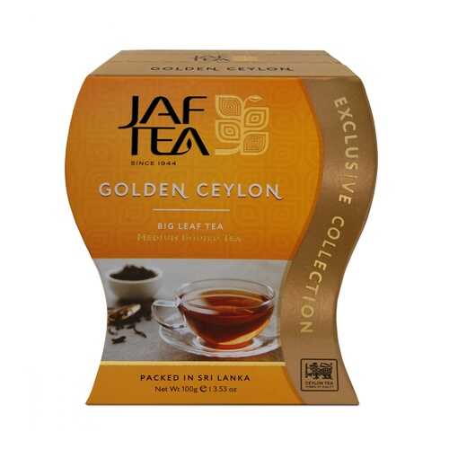 Чай Jaf Tea Golden Ceylon черный листовой ОРА 100 г в Дикси