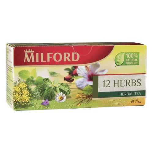 Чай травяной Milford 12 herbs 20 пакетиков в Дикси