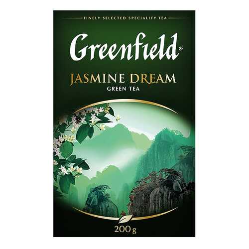 Чай зеленый листовой Greenfield Jasmine Dream 200 г в Дикси