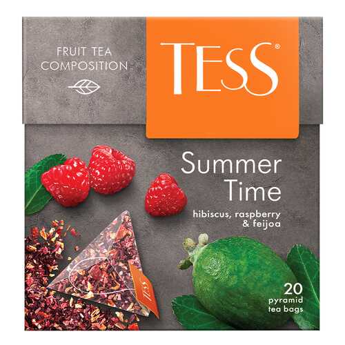 Чайный напиток в пирамидках Tess Summer Time 20 пакетиков в Дикси