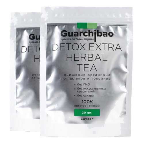 GUARCHIBAO DETOX EXTRA HERBAL TEA набор из 2 упаковок чая для детокса Саусеп в Дикси