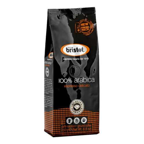 Кофе Bristot Espresso Delicato молотый 250 г в Дикси