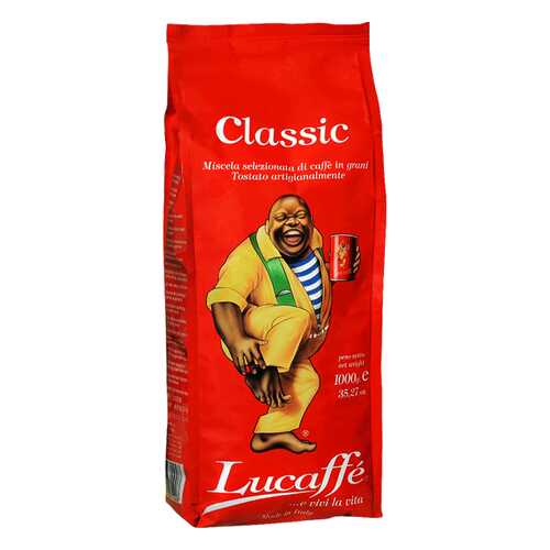 Кофе Lucaffe Classic в зернах 1 кг в Дикси