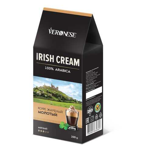 Кофе молотый ароматизированный Veronese Irish Cream 200 г в Дикси