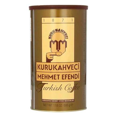 Кофе молотый Kurukahveci Mehmet Efendi жестяная банка 500 г в Дикси