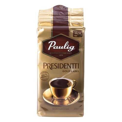 Кофе молотый Paulig presidentti gold label 250 г в Дикси