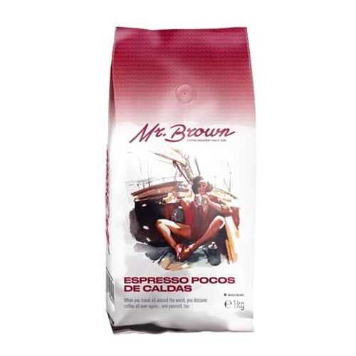 Кофе Mr.Brown Espresso Pocos De Caldas в зернах 1 кг в Дикси