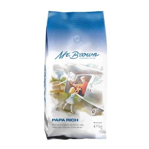 Кофе Mr.Brown Papa Rich в зернах 1 кг в Дикси