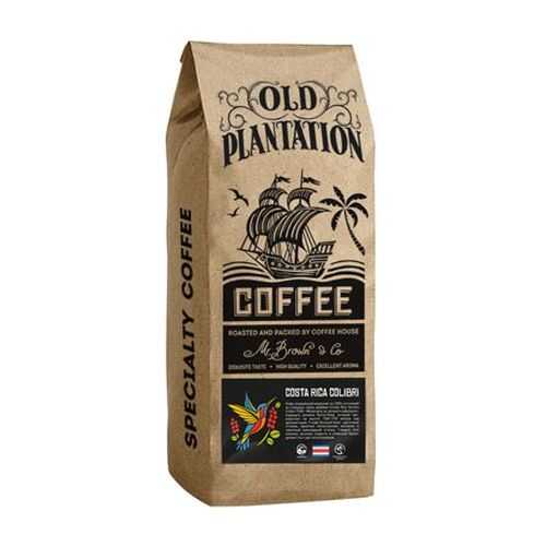 Кофе Old Plantation Specialty Coffee Costa Rica Colibri в зернах 250 г в Дикси