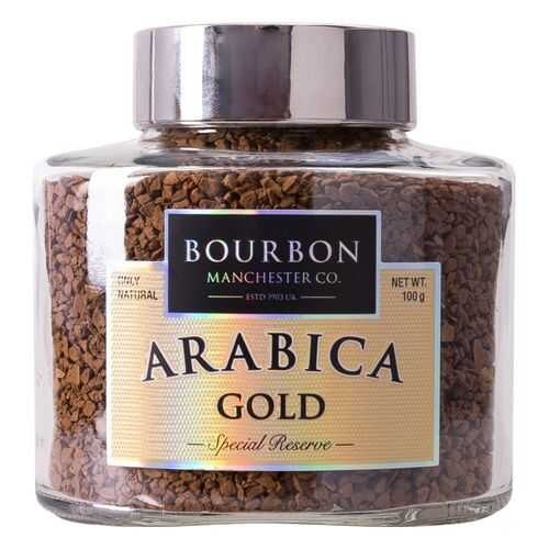 Кофе растворимый Bourbon arabica gold 100 г в Дикси