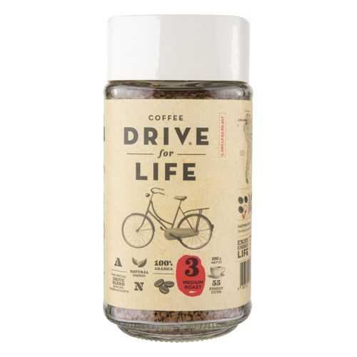 Кофе растворимый Drive for Life medium roast 100 г в Дикси