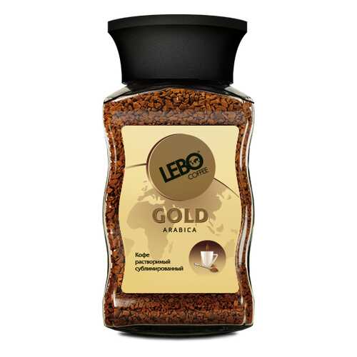 Кофе растворимый Lebo gold 100 г в Дикси