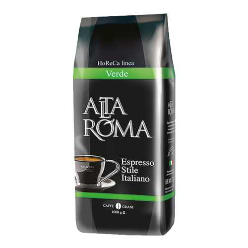 Кофе в зернах Alta Roma verde 1000 г в Дикси