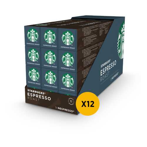 Nespresso STARBUCKS Espresso Roast 12 штук по 57г в Дикси