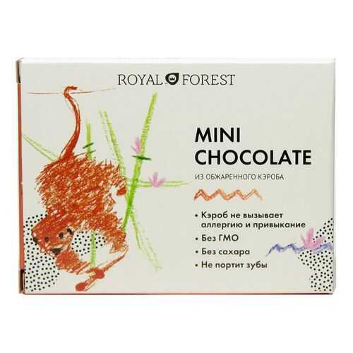 Шоколад Royal Forest из обжаренного кэроба 30г в Дикси