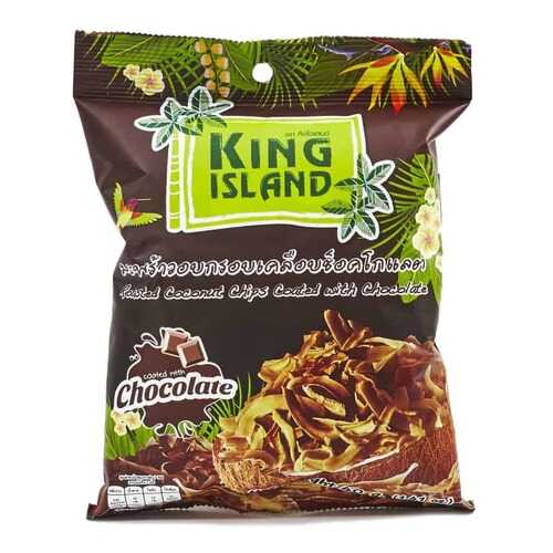 Кокосовые чипсы King Island с шоколадом 40 г в Дикси