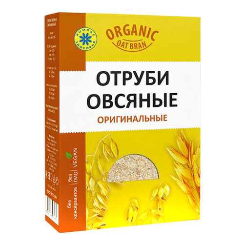 Отруби Компас Здоровья овсяные 200 г в Дикси